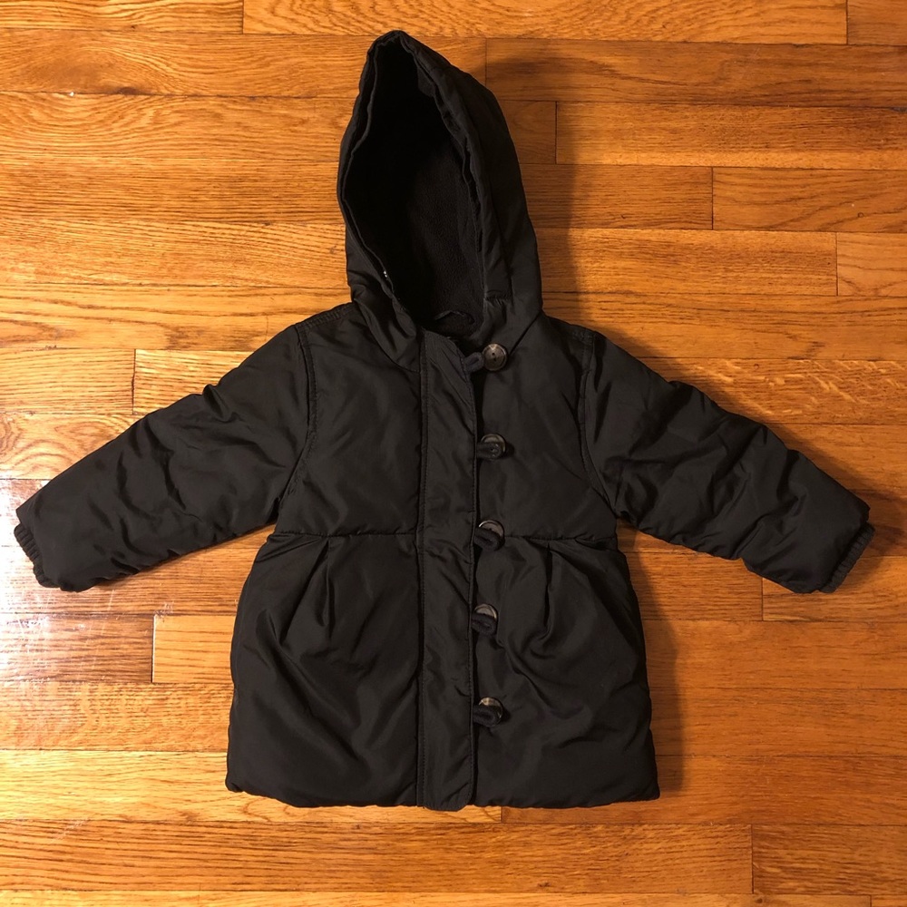 Toddler Girl Black Winter Coat 18-24M - MAKE OFFER